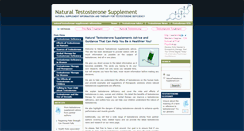 Desktop Screenshot of naturaltestosteronesupplement.com