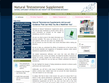 Tablet Screenshot of naturaltestosteronesupplement.com